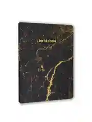 Черный блокнот А5 64 листа в точку. Точкабук Marble Мраморная коллекция. Проф-Пресс