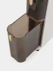 Белый тумба с раковиной, органайзер для хранения, 18 х 41 х 98 см