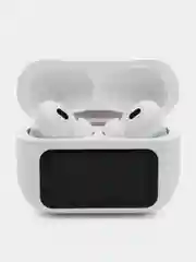 Белый наушники Bluetooth Hoco EW72 c шумоподавлением, в кейсе с сенсорным экраном