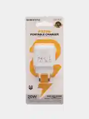 Белый сетевое зарядное устройство PD 20W быстрая зарядка