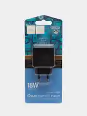 Черный сетевое зарядное устройство Hoco CS с быстрой зарядкой QC 3.0 / PD 20W