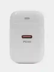 Белый сетевое зарядное устройство PD 20W быстрая зарядка