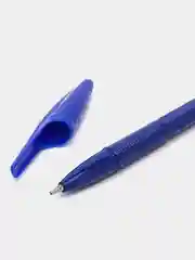 Комплект синих шариковых ручек, 5 штук. Жирно пишут