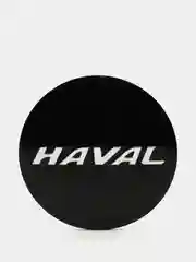 Черный наклейки на диски, колпаки Haval сферические, изогнутые