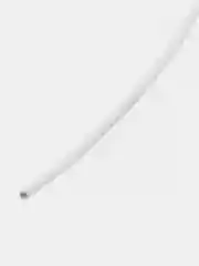Белый провод UL1007 НПнг(C)-HF 18AWG (0.75мм, медь) отрезок 5 метров