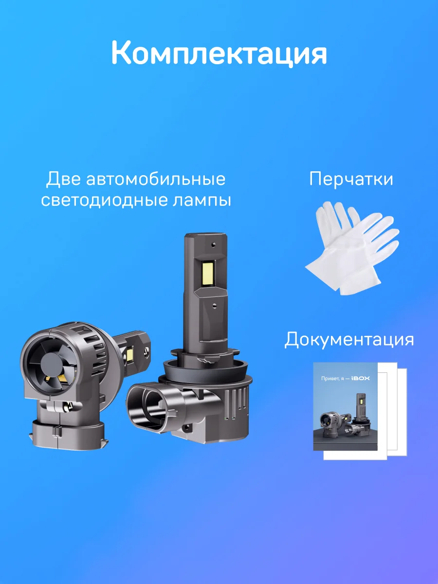 Светодиодные лампы iBOX ORION H11