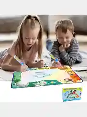Коврик-холст для рисования водой "Детские игры", 80х60 см