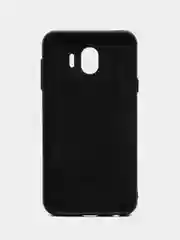 Черный чехол кожа + силикон для Samsung J4 2018