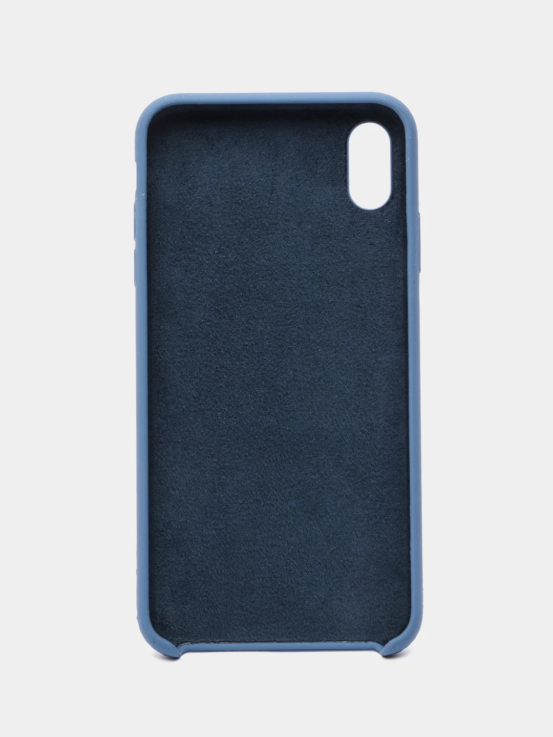 Голубой чехол iPhone XS Max Silicone case
