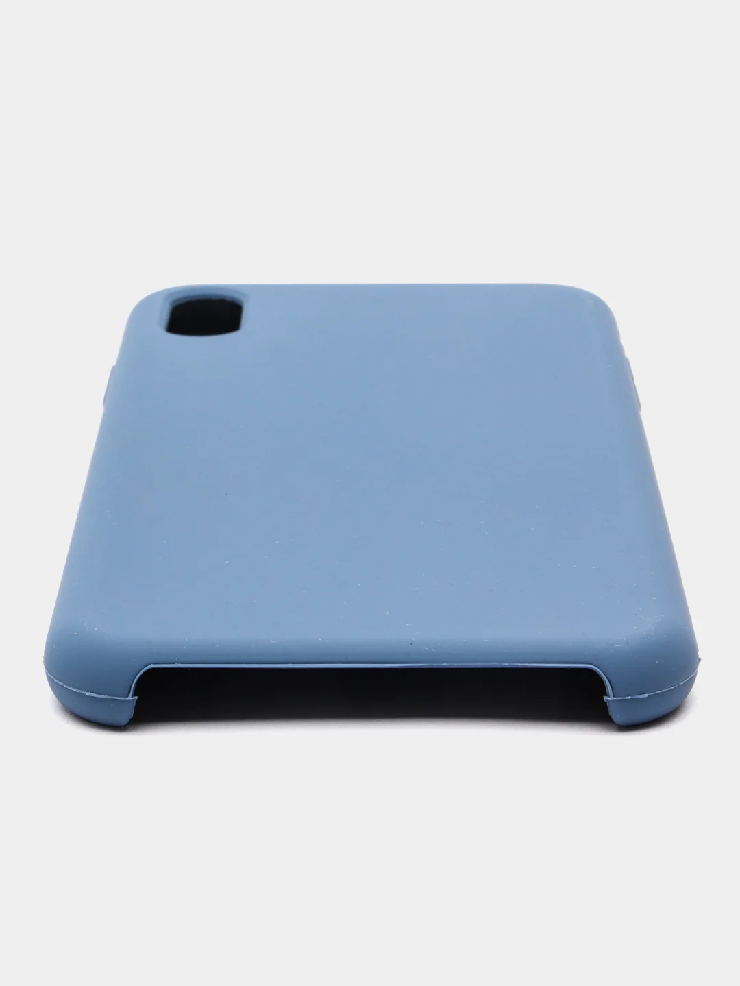 Голубой чехол iPhone XS Max Silicone case