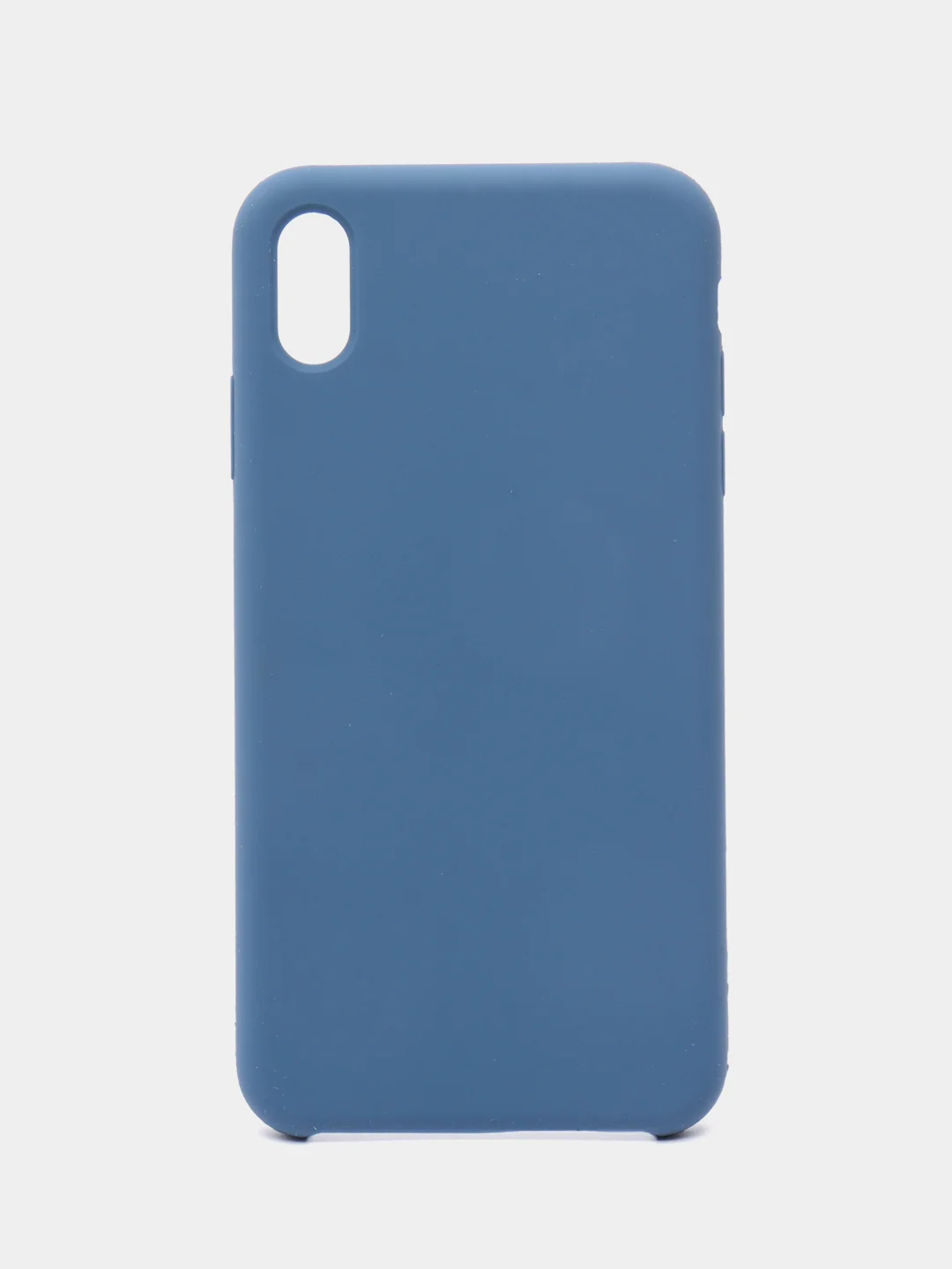 Голубой чехол iPhone XS Max Silicone case