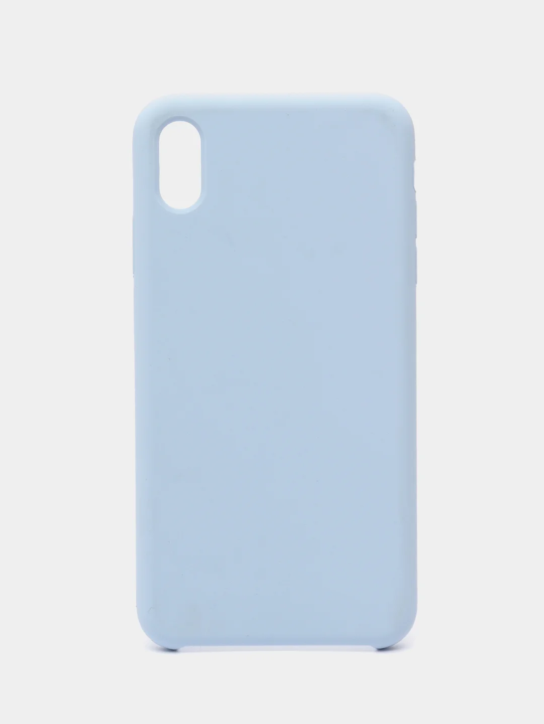 Небесно-голубой чехол iPhone XS Max Silicone case