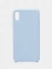 Небесно-голубой чехол iPhone XS Max Silicone case