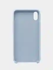 Небесно-голубой чехол iPhone XS Max Silicone case