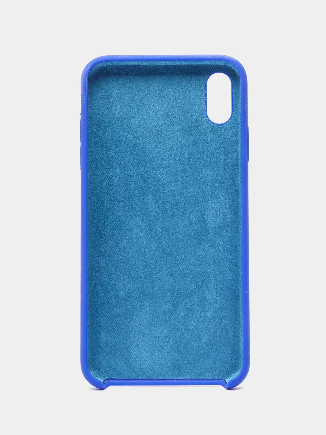 Синий чехол iPhone XS Max Silicone case