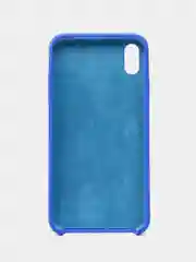 Синий чехол iPhone XS Max Silicone case