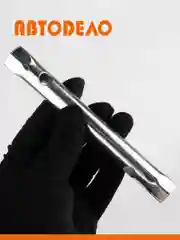 Серебряный набор трубчатых ключей с воротком 8-19