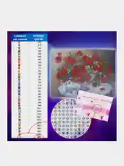 Алмазная мозаика Остров Сокровищ Маки, 663871, без подрамника 40x50 см, картина стразами