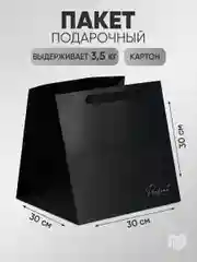 Пакет квадратный Present, 30  30  30 см
