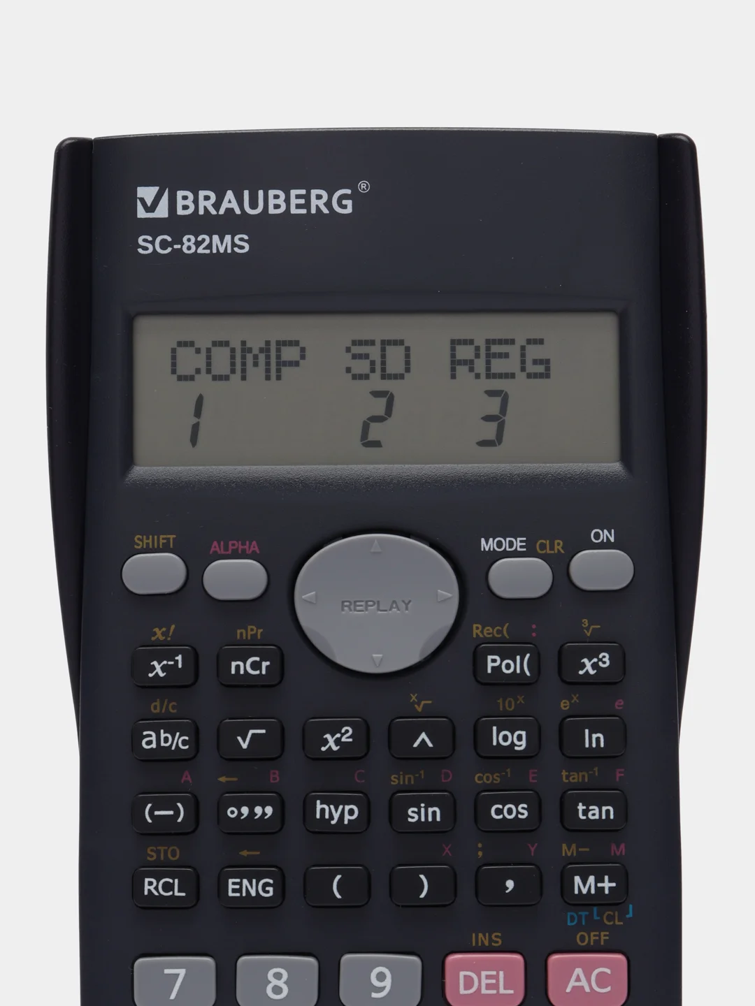 Калькулятор Brauberg SC-82MS, инженерный непрограммируемый для ЕГЭ и ОГЭ, 240 функций