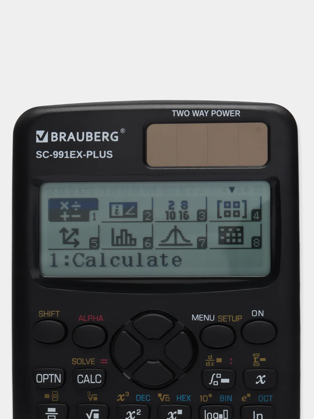 Калькулятор Brauberg SC-991EX-Plus, инженерный непрограммируемый для ЕГЭ и ОГЭ 552 функции