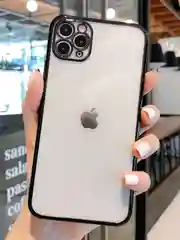 Черный чехол для iPhone 13 Pro Max mini силиконовый прозрачный айфон про макс мини