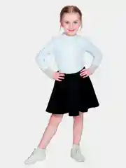 Черный юбка школьная