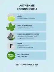 Зубная паста PRESIDENT Smokers Отбеливающая, для курящих, 75 г