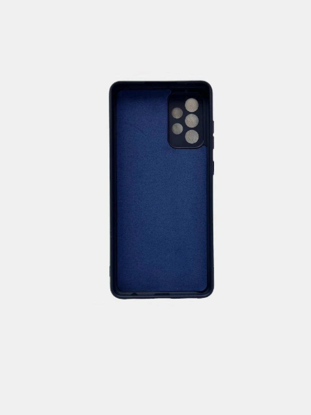 Синий меланж чехол SILICONE COVER для Samsung A72