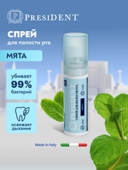 Спрей PRESIDENT "Mint" Ментол,без спирта, 20 мл