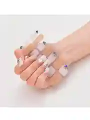 Молочный лаковые полоски для ногтей, топ лак