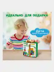 Сортер Brauberg Kids, 665246, для малышей, магнитная рыбалка, развивающие игрушки, дерево