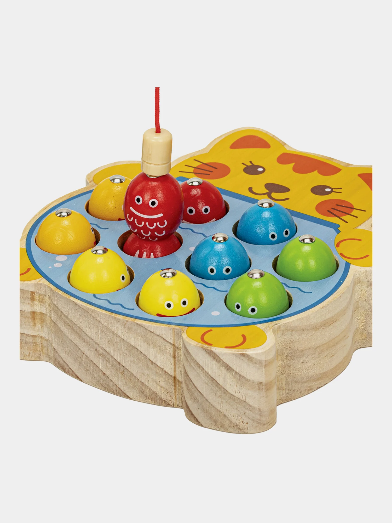 Сортер Brauberg Kids, 665246, для малышей, магнитная рыбалка, развивающие игрушки, дерево