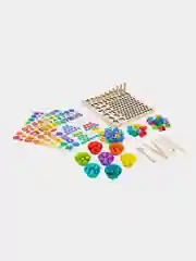 Сортер Brauberg Kids, 665248, для малышей, мозаика с шариками, развивающие игрушки, дерево