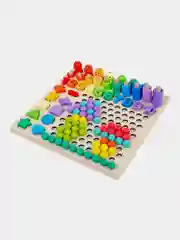 Сортер Brauberg Kids, 665248, для малышей, мозаика с шариками, развивающие игрушки, дерево