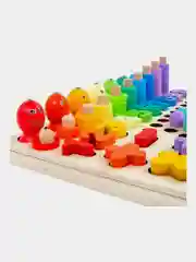 Сортер Brauberg Kids, 665248, для малышей, мозаика с шариками, развивающие игрушки, дерево