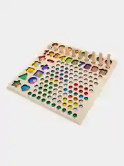 Сортер Brauberg Kids, 665248, для малышей, мозаика с шариками, развивающие игрушки, дерево