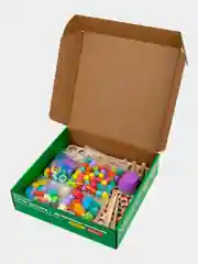 Сортер Brauberg Kids, 665248, для малышей, мозаика с шариками, развивающие игрушки, дерево