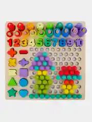 Сортер Brauberg Kids, 665248, для малышей, мозаика с шариками, развивающие игрушки, дерево