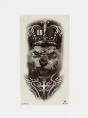 Лазурный временная татуировка, переводные тату, переводилка, размер: 210х114