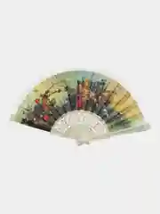 Желтый веер с кольцом