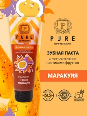 Зубная паста Pure by PRESIDENT "Маракуйя", 100 г