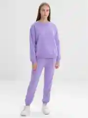 Сиреневый брюки женские