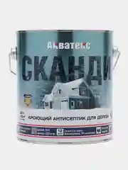 Акватекс Сканди, пропитка по дереву, цвет Лакрица, 2,5 л