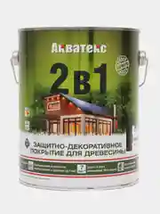 Акватекс 2 в 1, пропитка по дереву, Венге, 2,7 л