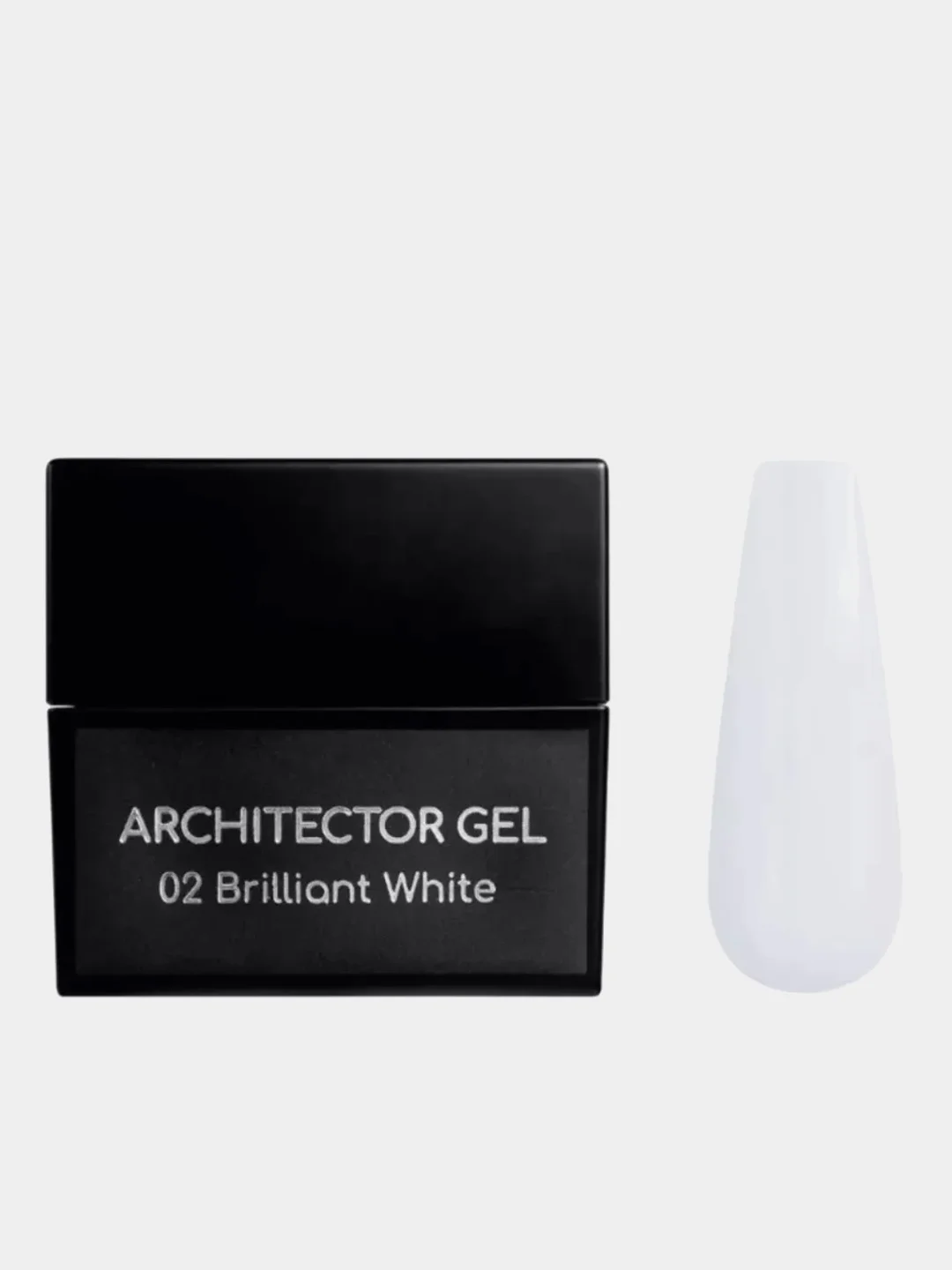 Белый гель-желе для моделирования тиксотропный ARCHITECTOR GEL, 5 цветов, 15 мл