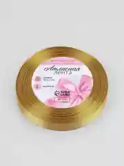 Золотой лента атласная, 6 мм, 12 мм, 25 мм