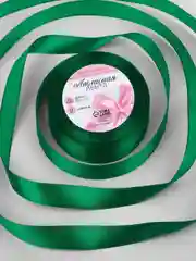 Зеленый лента атласная, 6 мм, 12 мм, 25 мм
