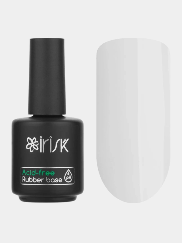 База каучуковая бескислотная Acid-free Rubber Base Milky White, 18мл IRISK