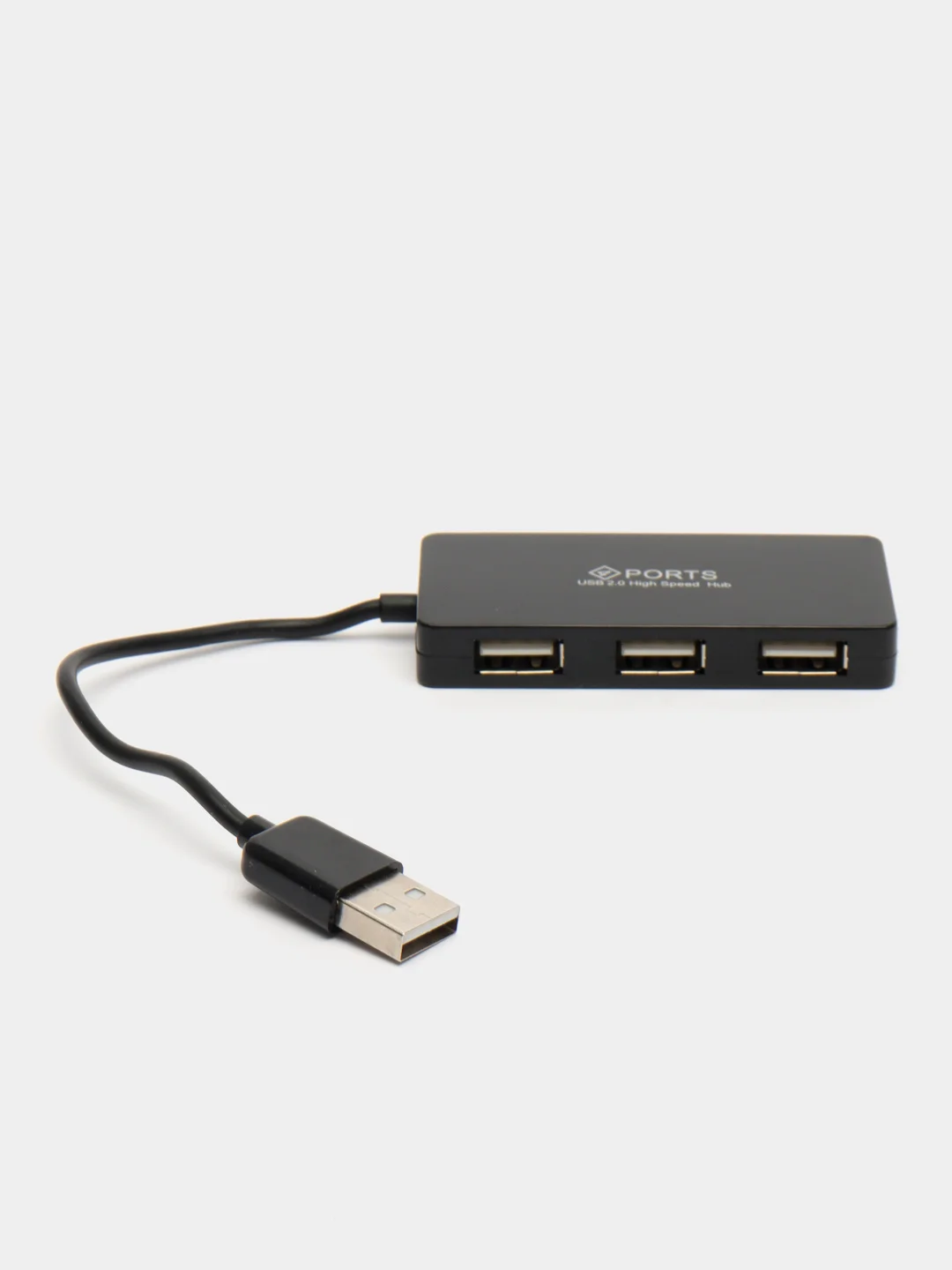 Черный разветвитель универсальный USB -hub, 4 порта